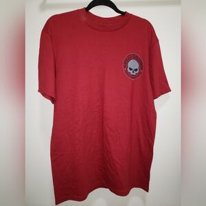 Harley-Davidson  NWOT Red Men's 2012 "Bruce Rosemeyer's T-Shirt Size L